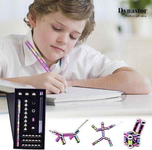 Dynastor Cool Fidget Magnetic Pens Gifts, Unique Birthday Men Gifts for Him, Christmas Stocking Stuffers for Adult Teens Boys Gifts, Novelty Son Nephew Gifts for Boyfriend Husband in Saudi Arabia