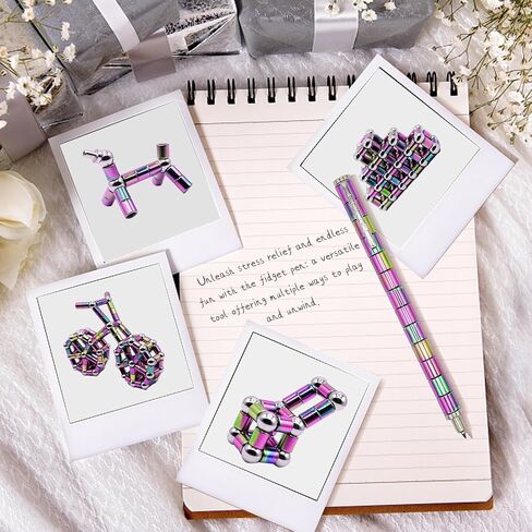 Dynastor Cool Fidget Magnetic Pens Gifts, Unique Birthday Men Gifts for Him, Christmas Stocking Stuffers for Adult Teens Boys Gifts, Novelty Son Nephew Gifts for Boyfriend Husband in Saudi Arabia
