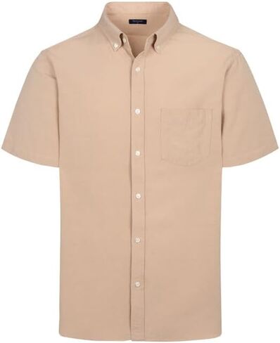 Sedyrak Regular Fit Mens Linen Cotton Short Sleeve Shirts Casual Button Down Shirts with Front Pocket in Saudi Arabia