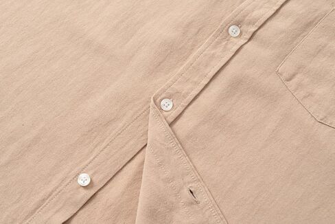 Sedyrak Regular Fit Mens Linen Cotton Short Sleeve Shirts Casual Button Down Shirts with Front Pocket in Saudi Arabia