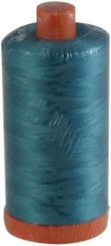 Aurifil 4182 Medium Turquoise Cotton Thread, Quilt,Sewing, 50 Wt. Mako,1422 Yds. in Saudi Arabia