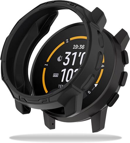 Miimall متوافق مع حافظة SUUNTO 9 Peak، حافظة SUUNTO 9 Peak Pro شاملة من مادة TPU المقاومة للصدمات وخفيفة الوزن لهاتف SUUNTO 9 Peak/9 Peak Pro - أسود in Kuwait