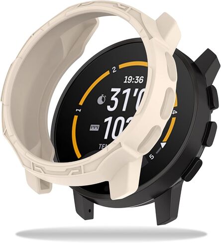 Miimall متوافق مع حافظة SUUNTO 9 Peak، حافظة SUUNTO 9 Peak Pro شاملة من مادة TPU المقاومة للصدمات وخفيفة الوزن لهاتف SUUNTO 9 Peak/9 Peak Pro - أسود in Kuwait
