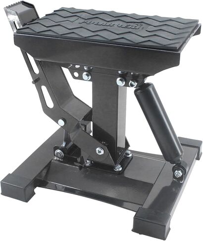 POLARBEAR Motocross Dirtbike Stand Iron Hydraulic Lift Jack 1600 Lbs Capacity 11.8" Minimum Height for Full-Size Dirt Bike Maintenance(Black) in Saudi Arabia