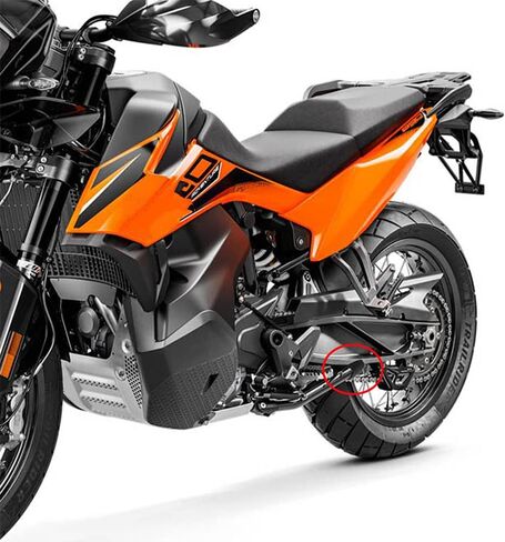 ZYAKOMO Motorcycle Kickstand Extension Pad For 890ADV 2023 890 Adventure R 2023 2022 2021 890 SMT Side Stand Enlarger Plate (Orange) in Saudi Arabia