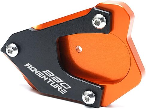 ZYAKOMO Motorcycle Kickstand Extension Pad For 890ADV 2023 890 Adventure R 2023 2022 2021 890 SMT Side Stand Enlarger Plate (Orange) in Saudi Arabia