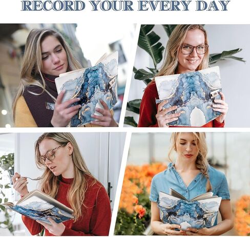 مذكرات مع قفل، مجلة قابلة للقفل مقاس A5، مذكرات قفل مجمعة من جلد البولي يوريثان، منظم مخطط مذكرات القفل للرجال والنساء، منتج مكتبي 8.6 × 5.9 بوصة - أرجواني in Kuwait