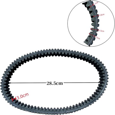 حزام القيادة متوافق مع 1993-2019 Polaris Ranger 500 RZR 800 Scrambler 400 Trail Boss 250 Xplorer 300 استبدال OE #3211077 in Kuwait