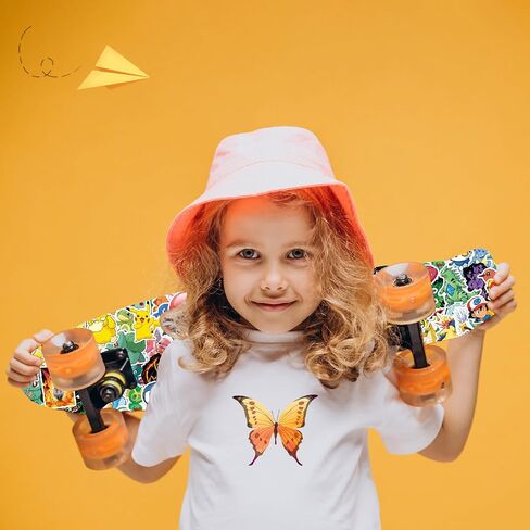 100 Cute Vinyl Stickers - Cartoon Characters, Children's Accessories, Perfect for Christmas, Halloween, Easter, Birthday and Party Gifts in Saudi Arabia