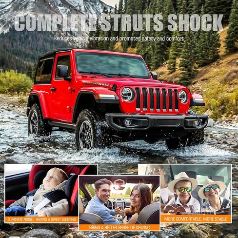 دعامات أمامية ممتصة للصدمات مجموعة وصلات شريطية مناسبة لسيارة Toyota Prius 2004 2005 2006 2007 2008 2009، استبدال 172358 172357 K90433 (4 قطع) in Kuwait