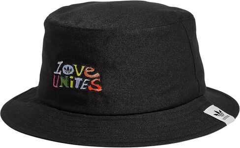 adidas Originals Unisex Originals Love Unites Bucket, Black, One Size in Saudi Arabia