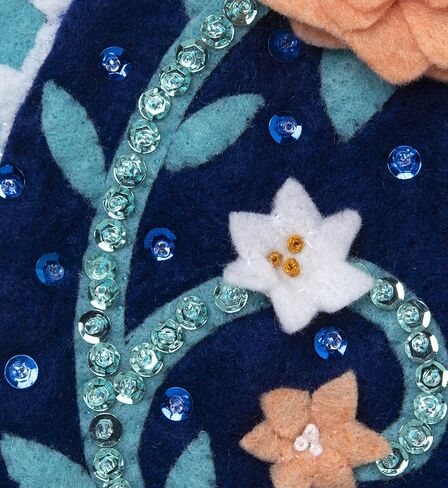 Bucilla Felt Applique Wall Hanging Kit, 14.75" x 14.75", Spring Hearts w/ 3D Flowers in Saudi Arabia