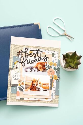 We R Memory Keepers Navy D-Ring Album 8.5X11، الحرف الفنية الخياطة سكرابوكينغ اليومية الطباعة الطباعة ورقة الحرف المكتبية بطاقة المنزل DIY بطاقة صنع متجر ذكريات الصور إنشاء تذكر in Kuwait