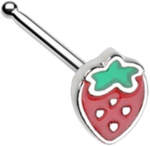 مجوهرات تطمع بحلقة الأنف بالفراولة الورقية in Kuwait