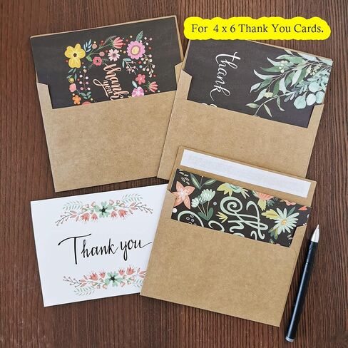 200 Pcs A6 Invitation Envelopes in Brown Kraft Peel & Seal Self-Seal 4 3/4 x 6 1/2 Square Flap Envelopes 100lb.for Wedding Shower Graduation Invitation Announcement Mailing 4 x 6 Photo Greeting Card in Saudi Arabia