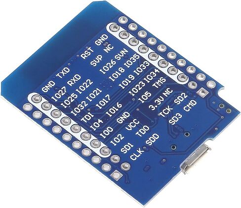 ACEIRMC D1 Mini NodeMCU ESP32 ESP-WROOM-32 WLAN WiFi Bluetooth IoT Development Board 5V Compatible for Arduino (5pcs) in Saudi Arabia
