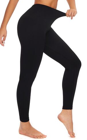 FLINXE سميكة صوف مبطن طماق للنساء الشتاء الجوارب السميكة عالية الخصر طماق الدافئة لينة لفافة ساق غير مخيطة in Kuwait