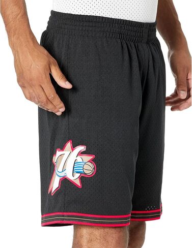 Mitchell & Ness Philadelphia 76ers Road 2000-01 Men's Swingman Shorts in Saudi Arabia