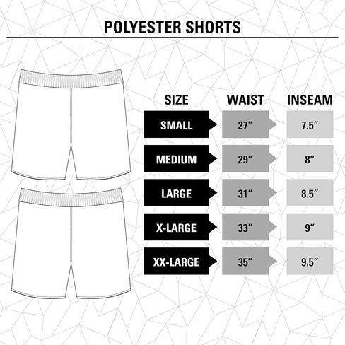 Calhoun NHL Mens Single Layer Quick Dry Shorts with Pockets in Saudi Arabia