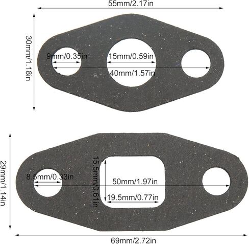 جوانات تصريف الزيت، ختم مثالي 10 أزواج ABS مجموعة حشية توربو لـ T3 T4 T04B T04E T60 in Kuwait