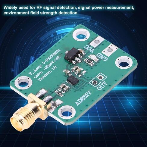 Logarithmic Detector RF RF Detection Module Power Meter -55dBm-0dBm 1M -10000MHz Microwave Radio Frequency Detection 1pc in Saudi Arabia
