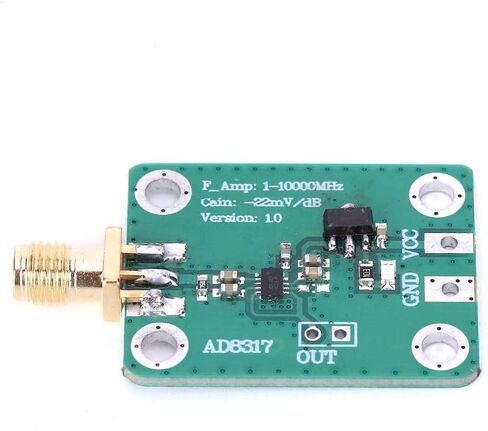 Logarithmic Detector RF RF Detection Module Power Meter -55dBm-0dBm 1M -10000MHz Microwave Radio Frequency Detection 1pc in Saudi Arabia