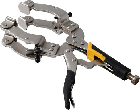 Locking pepe clamp, 10 inch This clamp with swivel V shape pads for clamping pipe and tube to weld and repair,etc (NEW Locking C-Clamp 11'') in Saudi Arabia