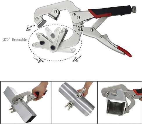 Locking pepe clamp, 10 inch This clamp with swivel V shape pads for clamping pipe and tube to weld and repair,etc (NEW Locking C-Clamp 11'') in Saudi Arabia