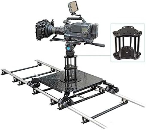 PROAIM 5.7'' Camera Riser for Proaim Supreme Dolly | Adapts Fluid Head for Camera Mounting | Strong Yet Light, Portable, Aluminum Height Riser for Film Video Production (P-CR-5) in Saudi Arabia