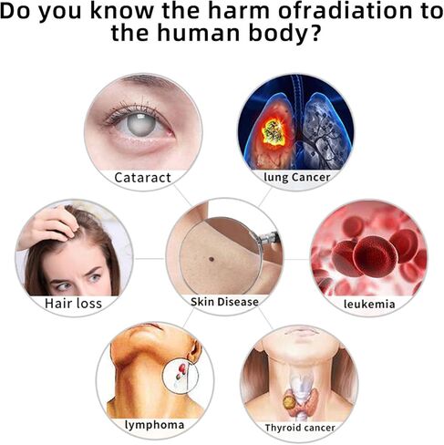 كاشف الإشعاع النووي Geiger Counter، شاشة LCD ملونة 3 أنواع إنذار، جهاز قياس الإشعاع المحمول باليد بيتا جاما الأشعة السينية القابلة لإعادة الشحن للكشف عن الإشعاع في المياه النووية والمأكولات البحرية in Kuwait