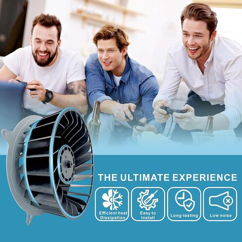 استبدال MEGAttA لمروحة التبريد الداخلية لجهاز Sony PS5 Cooling Fan Playstation 5 PS5 Series 23 Blades 12V 2.15A Silence Cooler PS5 CPU Cooling Fan (مع ملحقات مفك البراغي T8) in Kuwait