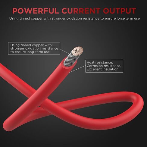 3/8 "حلقة العيينة الطرفية بطارية دفعة كابل الثقيلة 30A فيوز 12 فولت/24 فولت 12AWG الحبل 3Ft in Kuwait