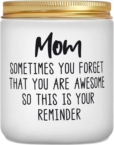 Mothers Day Gifts for Mom from Daughter Son, Birthday Gifts for Mom, Funny Relaxing Inspirational Gifts for Mom, Lavender Scented Candles 7oz in Saudi Arabia