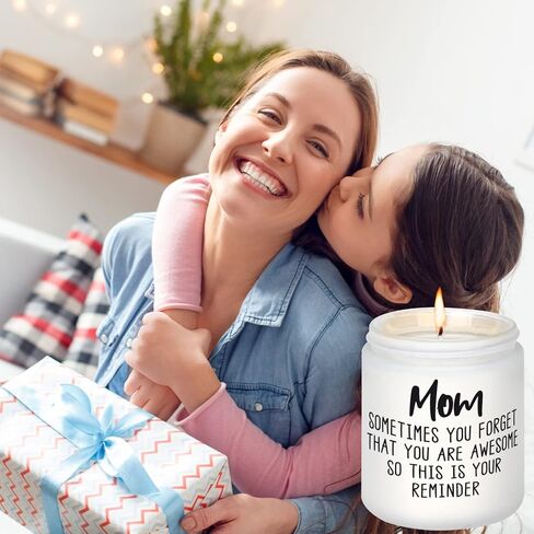 Mothers Day Gifts for Mom from Daughter Son, Birthday Gifts for Mom, Funny Relaxing Inspirational Gifts for Mom, Lavender Scented Candles 7oz in Saudi Arabia