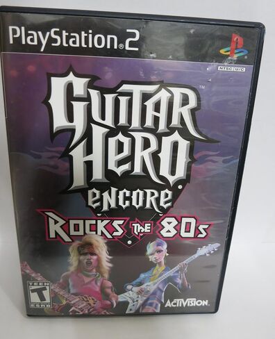 PS2 GUITAR HERO ENCORE يهز حقبة الثمانينات in Saudi Arabia
