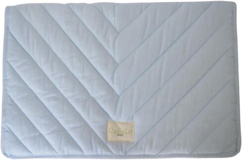 CuBoLo Convenient Portable Changing Pad Lightweight, Soft, and Easy-to-Clean Cotton Baby Changing Mat in Neutral Colors (Wild Green) in Saudi Arabia