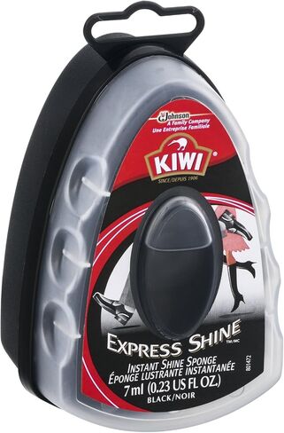 KIWI Express Shine Sponge Shoe Polish, Black 0.23 oz (Pack of 6) in Saudi Arabia