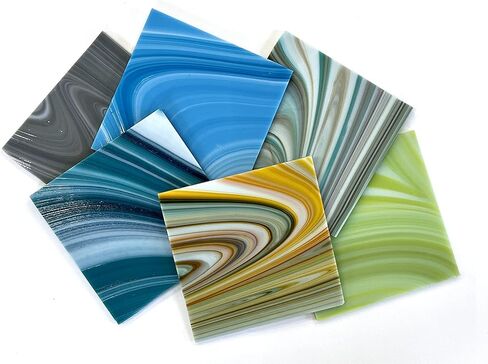 COE96 Oceanside 6 بوصة × 6 بوصة زجاج احتياطي متنوع من 6 عبوات in Kuwait