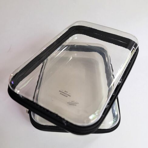 The Uncommon Reserve Clutter Case Organizer Hard PVC Clear Shell Pencil Case 2 pcs in Kuwait