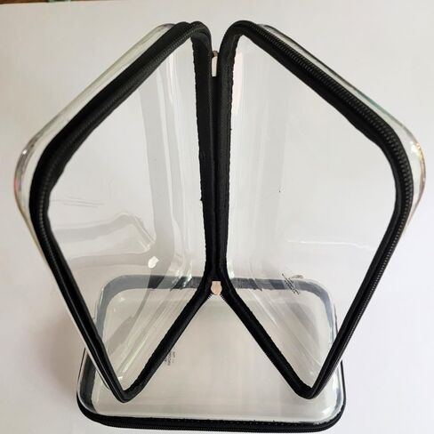 The Uncommon Reserve Clutter Case Organizer Hard PVC Clear Shell Pencil Case 2 pcs in Kuwait