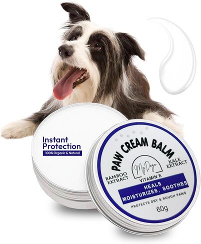 Dog Paw Balm–Heals Repairs & Restores Dry,Cracked & Nose Balm for Dogs Damaged Paw Balm LickSafe–Moisturizer paw Cream for Dogs Wax Soother&Protection Cat Paw Balm Dog Vitamin E Dog Nose Balm (2.1oz) in Saudi Arabia