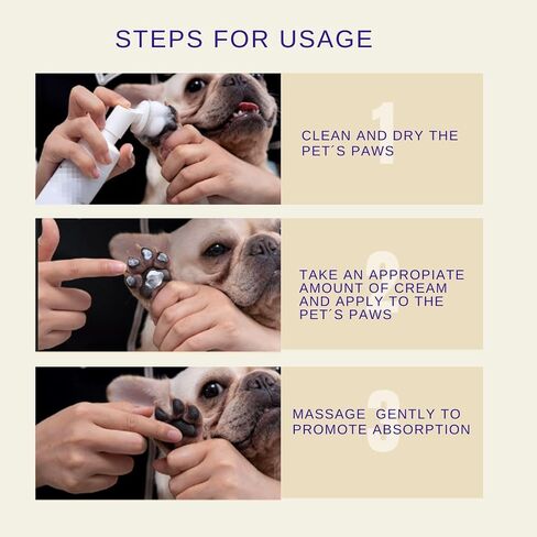 Dog Paw Balm–Heals Repairs & Restores Dry,Cracked & Nose Balm for Dogs Damaged Paw Balm LickSafe–Moisturizer paw Cream for Dogs Wax Soother&Protection Cat Paw Balm Dog Vitamin E Dog Nose Balm (2.1oz) in Saudi Arabia