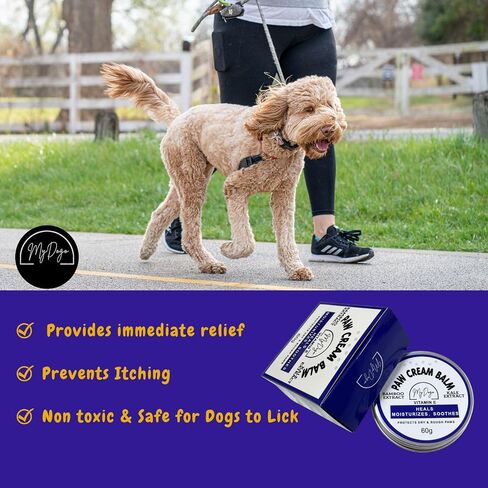 Dog Paw Balm–Heals Repairs & Restores Dry,Cracked & Nose Balm for Dogs Damaged Paw Balm LickSafe–Moisturizer paw Cream for Dogs Wax Soother&Protection Cat Paw Balm Dog Vitamin E Dog Nose Balm (2.1oz) in Saudi Arabia