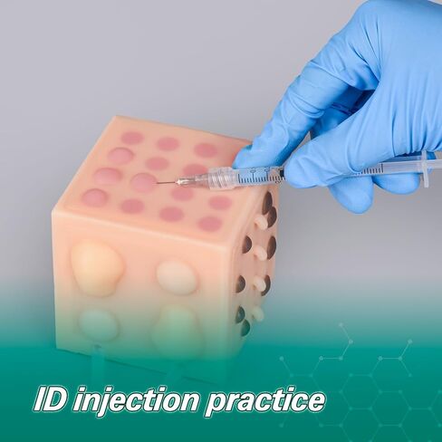 MedEduQuest Multifunctional Medical Practice Model, Including Injection Practice, Cyst Removal, Moles and Skin Tags Practice, Wound Care for Nursing Students in Saudi Arabia