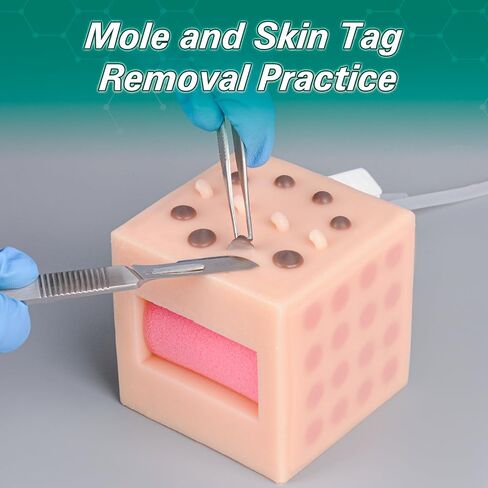 MedEduQuest Multifunctional Medical Practice Model, Including Injection Practice, Cyst Removal, Moles and Skin Tags Practice, Wound Care for Nursing Students in Saudi Arabia