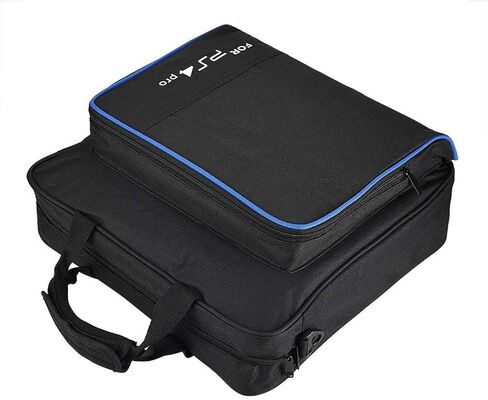 Zerone Portable Carrying Bag Travel Shoulder Bag Storage Case for PS4 Pro Black in Saudi Arabia