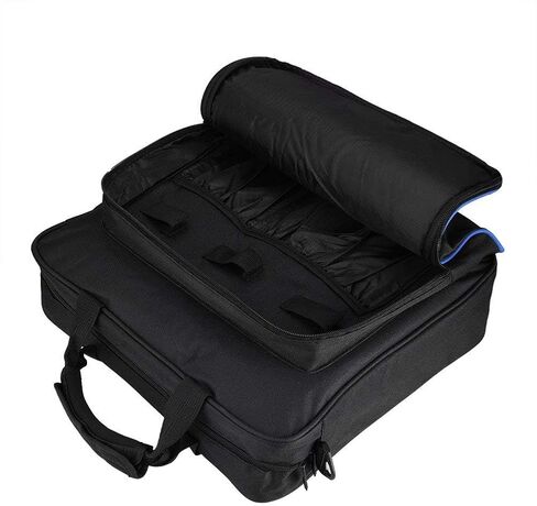 Zerone Portable Carrying Bag Travel Shoulder Bag Storage Case for PS4 Pro Black in Saudi Arabia