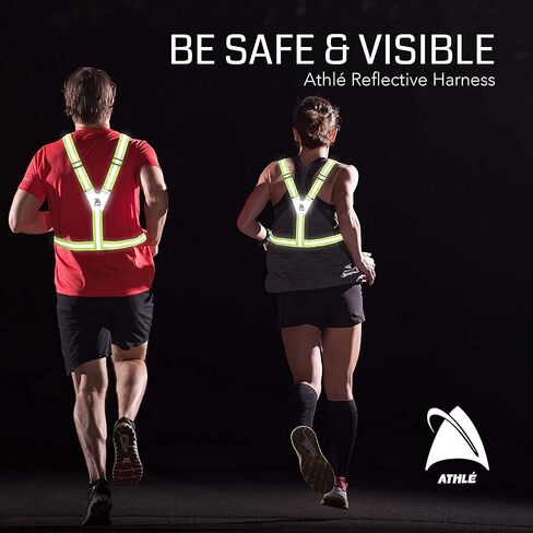 Athlé Reflective Vest with Phone Holder - High Visibility Vest for Safe Running, Jogging, Dog Walking, Biking and More in Saudi Arabia