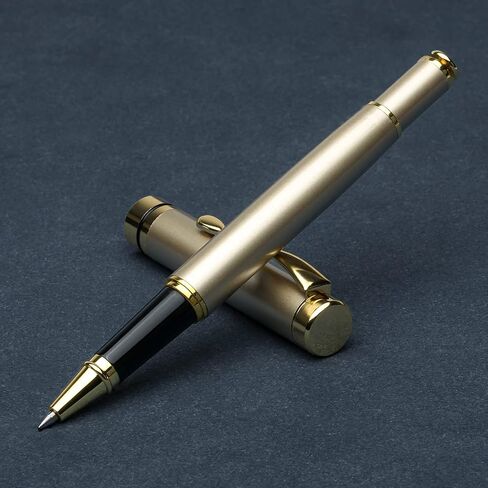 YIVONKA Luxury Ballpoint Pens Best Ball Pen Gift Set for Men & Women Professional Executive Office Nice BallPens Classy Gift Box Ballpoint Black Refill Line width 0.5mm (Rose Gold) in Saudi Arabia