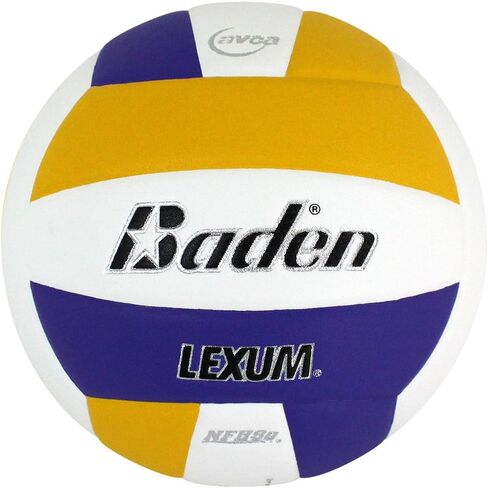 لعبة الكرة الطائرة من Baden Lexum Premium المركبة المصنوعة من الألياف الدقيقة للمدرسة الثانوية الرسمية من 13U إلى 18U الحجم الرسمي + الوزن المعتمد من NFHS + AVCA in Saudi Arabia